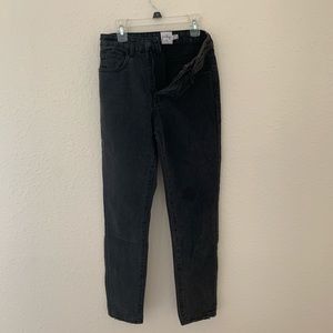 Princess Polly Black Denim Jeans